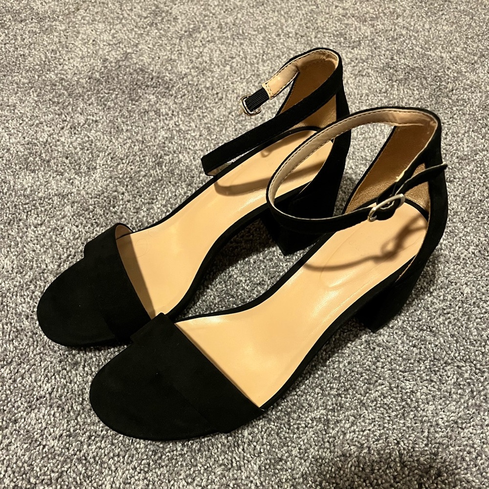 black heels